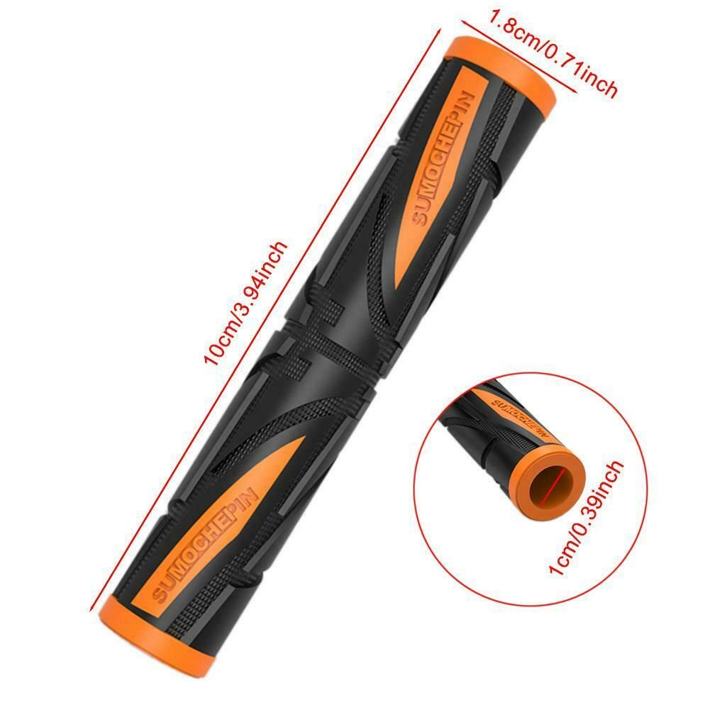 Set 2 vỏ bọc tay phanh xe máy/xe đạp bằng cao su chống trượt chống trầy xước màu xanh dương/đỏ