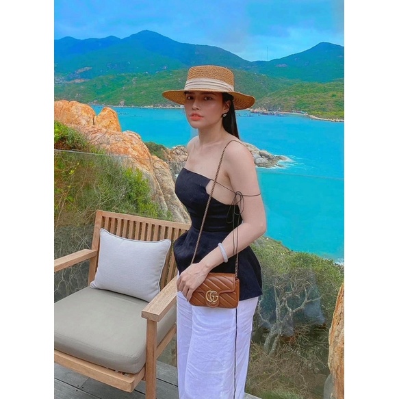 Túi đeo chéo nữ G Marmont matelassé size mini 18 Full hộp