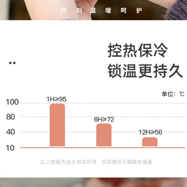 Bình Nước Giữ Nhiệt Bằng Thép Không Gỉ 304 300Ml Màu Sắc Ngọt Ngào