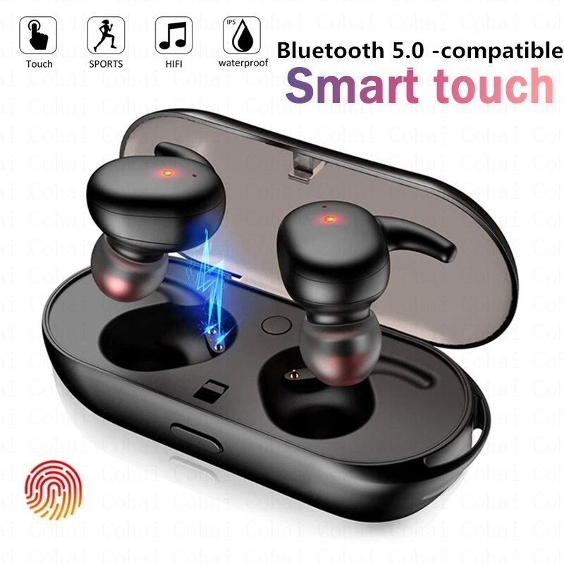 Tai Nghe Không Dây Bluetooth Y30 TWS Điều Khiển Cảm Ứng Phong Cách Thể Thao Thích Hợp Với Mọi Dòng Điện Thoại Thông Minh