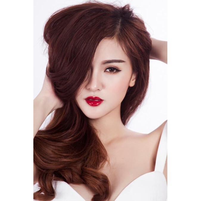 thuốc nhuộm tóc nâu cafe ánh đỏ + oxy trợ dưỡng - Ngọc Khuê Shop | BigBuy360 - bigbuy360.vn