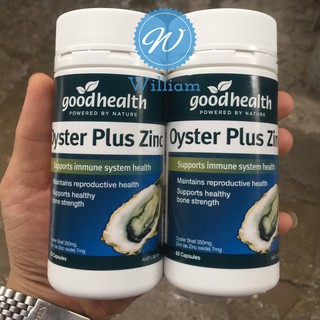 [MẪU MỚI NHẤT] Tinh chất hàu biển Oyster Plus Goodhealth 60 viên (SX: Úc)