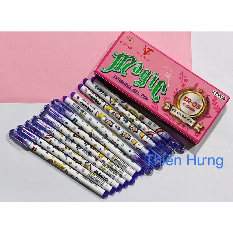 Bút tím xoá được g