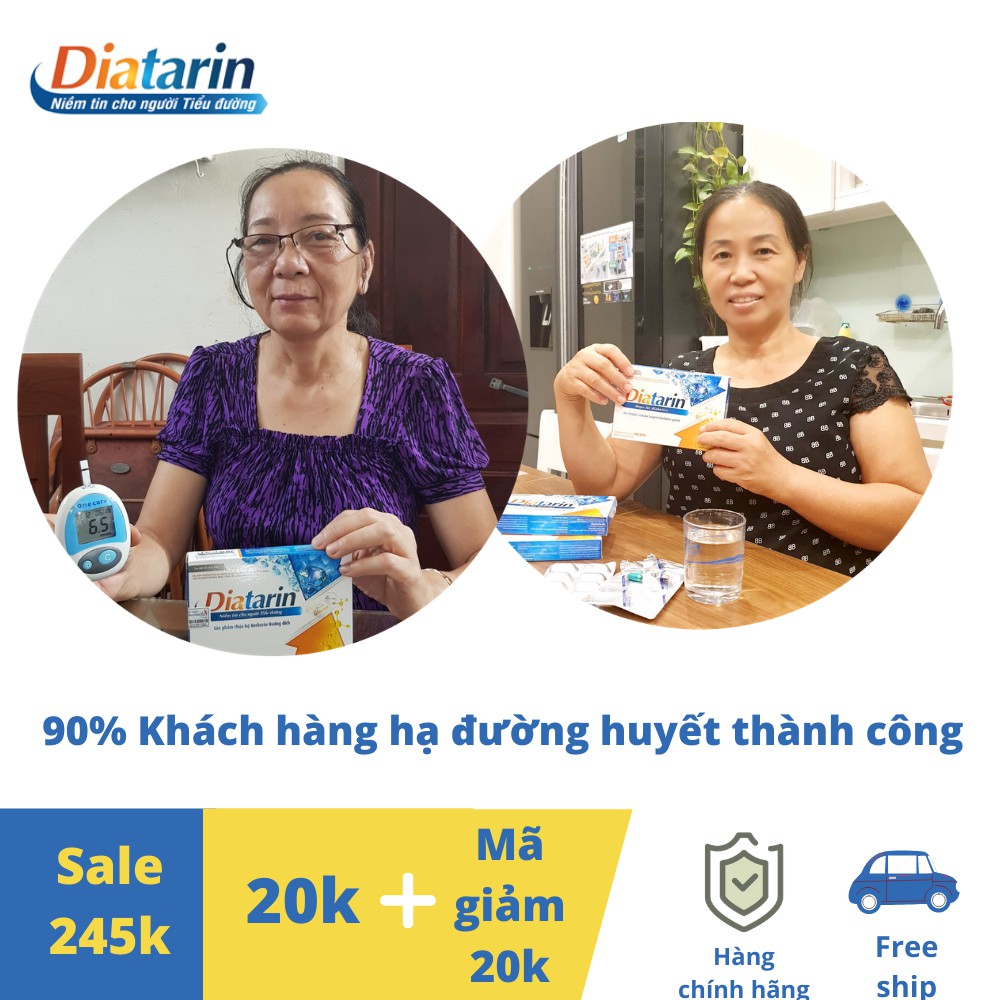 Viên Uống Tiểu Đường Diatarin Đột phá Công nghệ Hướng đích Tiểu đường