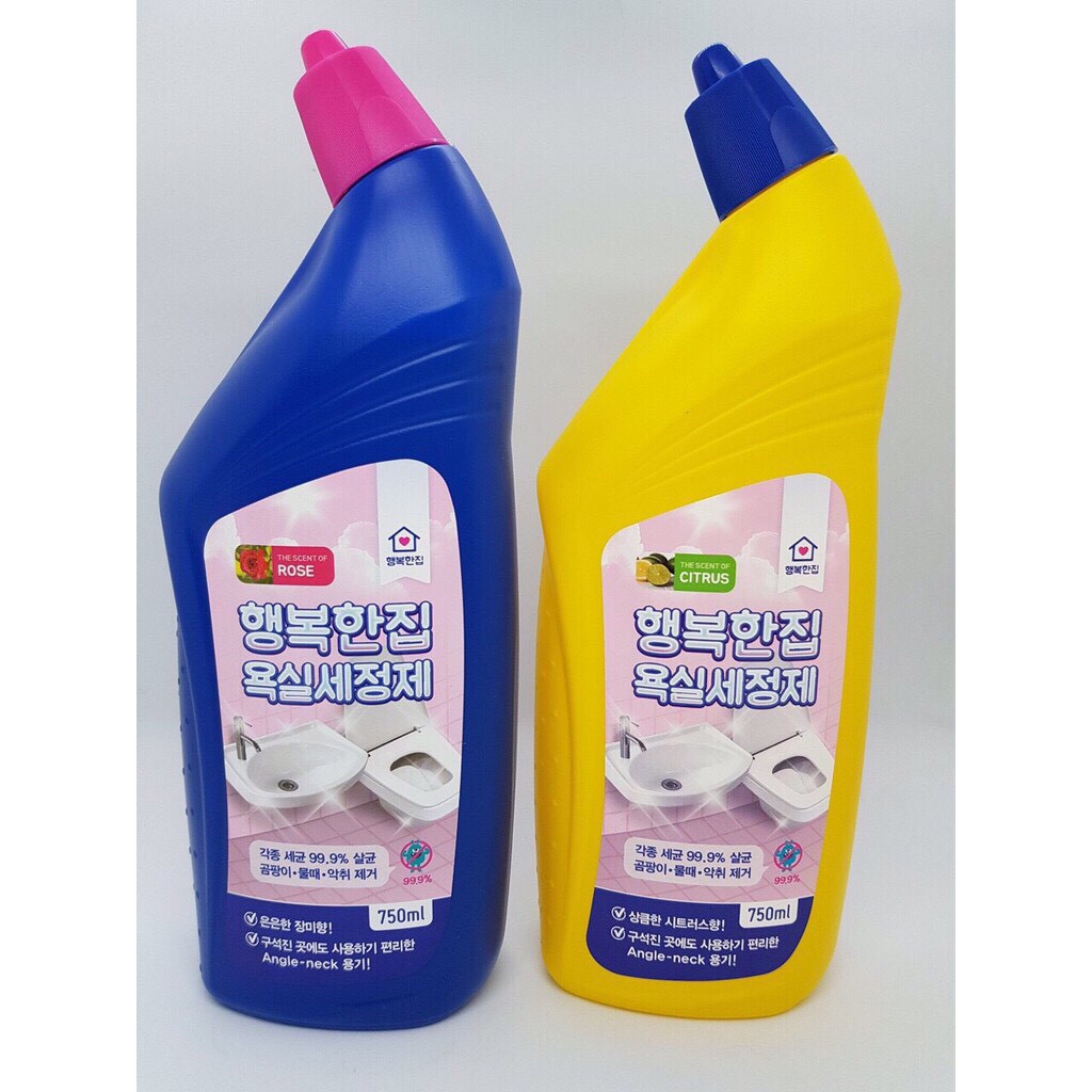 [NHẬP KHẨU] - [CHÍNH HÃNG] - Nước tẩy nhà vệ sinh Heangbokkanjip Hàn Quốc 750ml siêu thơm