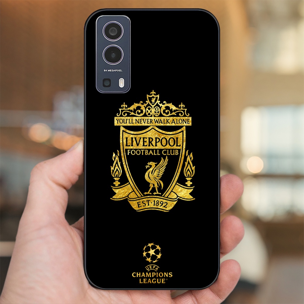 Ốp lưng Vivo Y72 5G viền đen in hình Liverpool FC