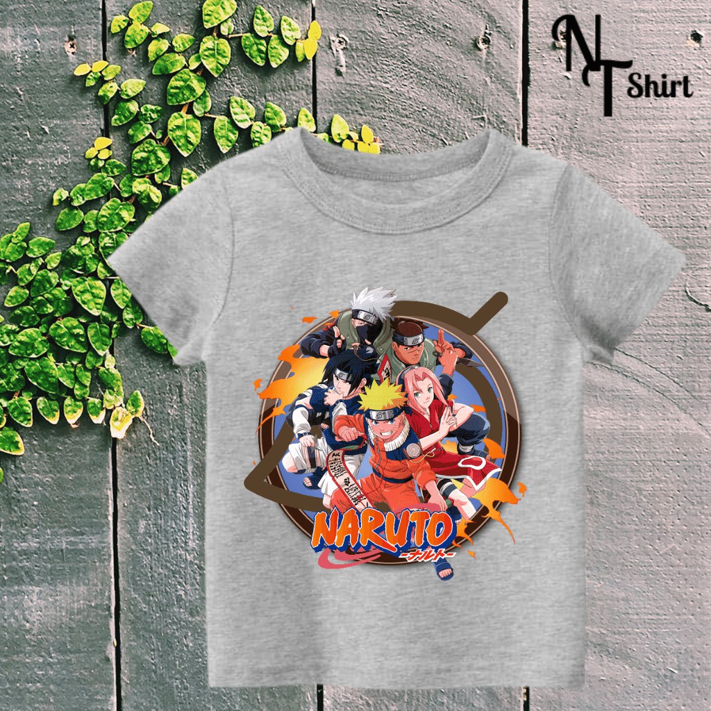 Áo thun bé trai và bé gái, Áo phông trẻ em in hình Uchiha itachi Naruto,Kakashi , Áo cotton xịn mặc mát thoải mái 02