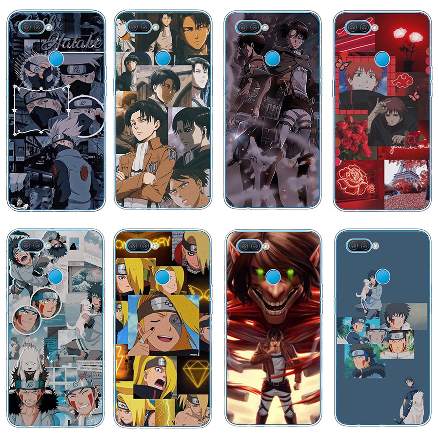 Ốp Điện Thoại tpu Dẻo Họa Tiết Hoạt Hình attack on titan Cho oppo a12 a71 a1k oppo a9 2020 oppo a59 f1s for 7ss