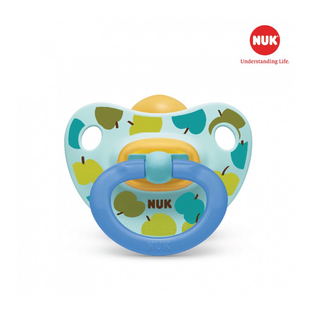 Bộ 2 ti giả NUK Happykids Cao Su (màu ngẫu nhiên).