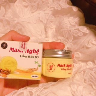 Kem mas nghệ hồng sâm trắng da 1 lọ 50g