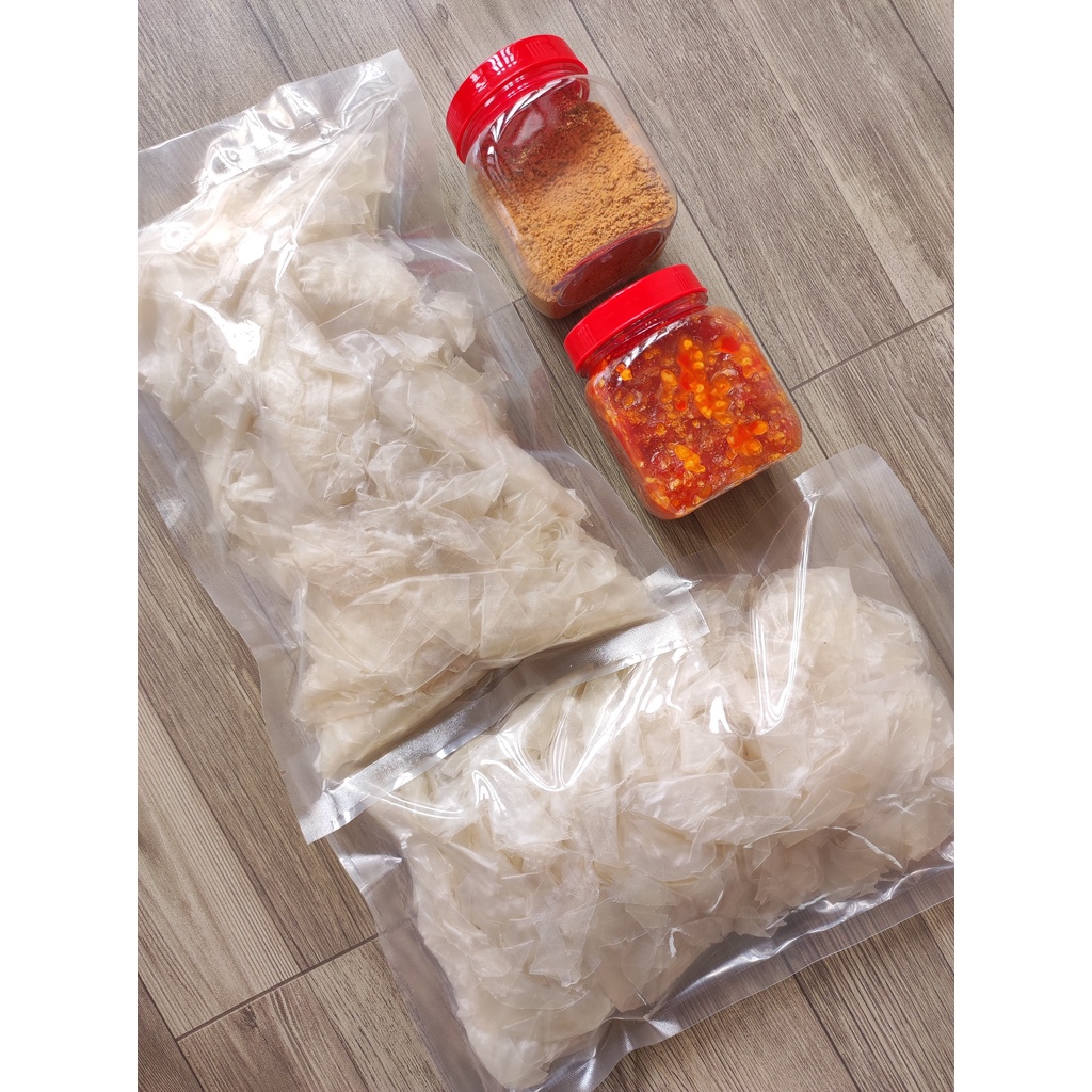 [1kg PSMN ớt rim] | Combo 1kg bánh tráng phơi sương + hủ ớt rim + hủ muối nhuyễn | Cay xé ruột gan cay thấu tâm can