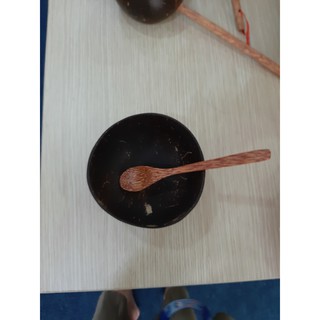 Combo chén gáo dừa và muỗng dừa Mộc Tre