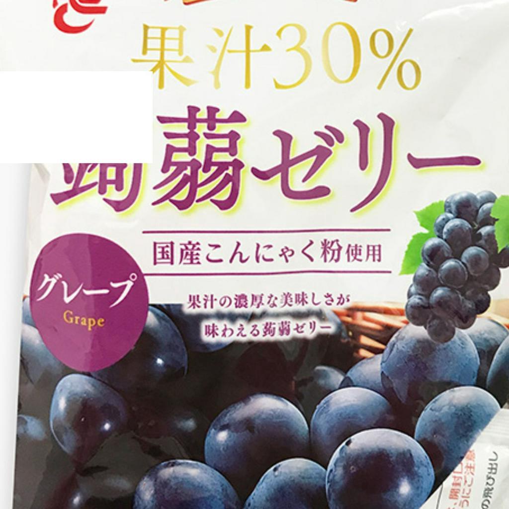 Thạch rau câu konnyaku Ace Bakery vị nho 120g (20g x 6 cái) - Hachi Hachi Japan Shop