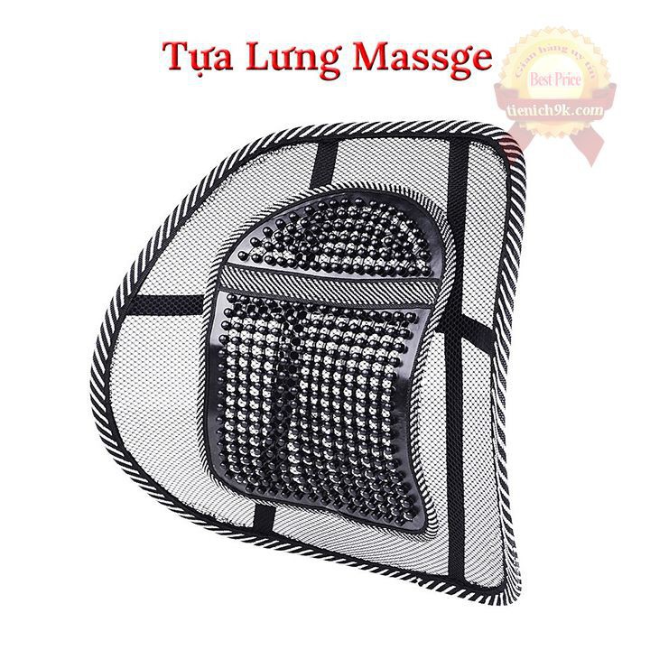 Tấm Lưới Đệm Tựa Lưng Massage cho Văn Phòng - Ô Tô Chống Đau Lưng, Mõi Lưng, chống nóng và Đàn Hồi Tốt