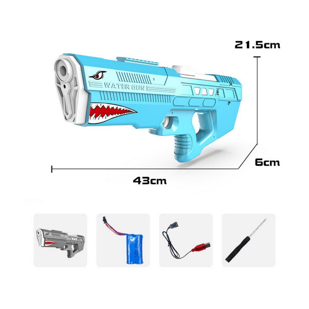 Súng bắn nước đồ chơi cao cấp sạc điện bắn tự động liên thanh cực mạnh cực chuẩn xác