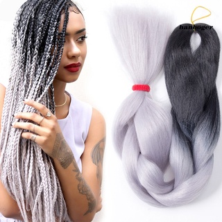Tóc Giả Thắt Bím Màu Gradient Thời Trang Cho Nữ