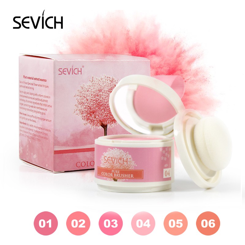 Phấn Má Hồng Sevich Chống Thấm Nước Và Lâu Trôi Cao Cấp Cho Lớp Trang Điểm Tự Nhiên