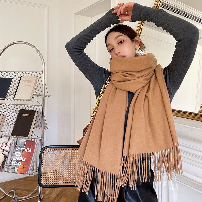 Khăn choàng cổ MCO đơn sắc hot hit siêu ấm
