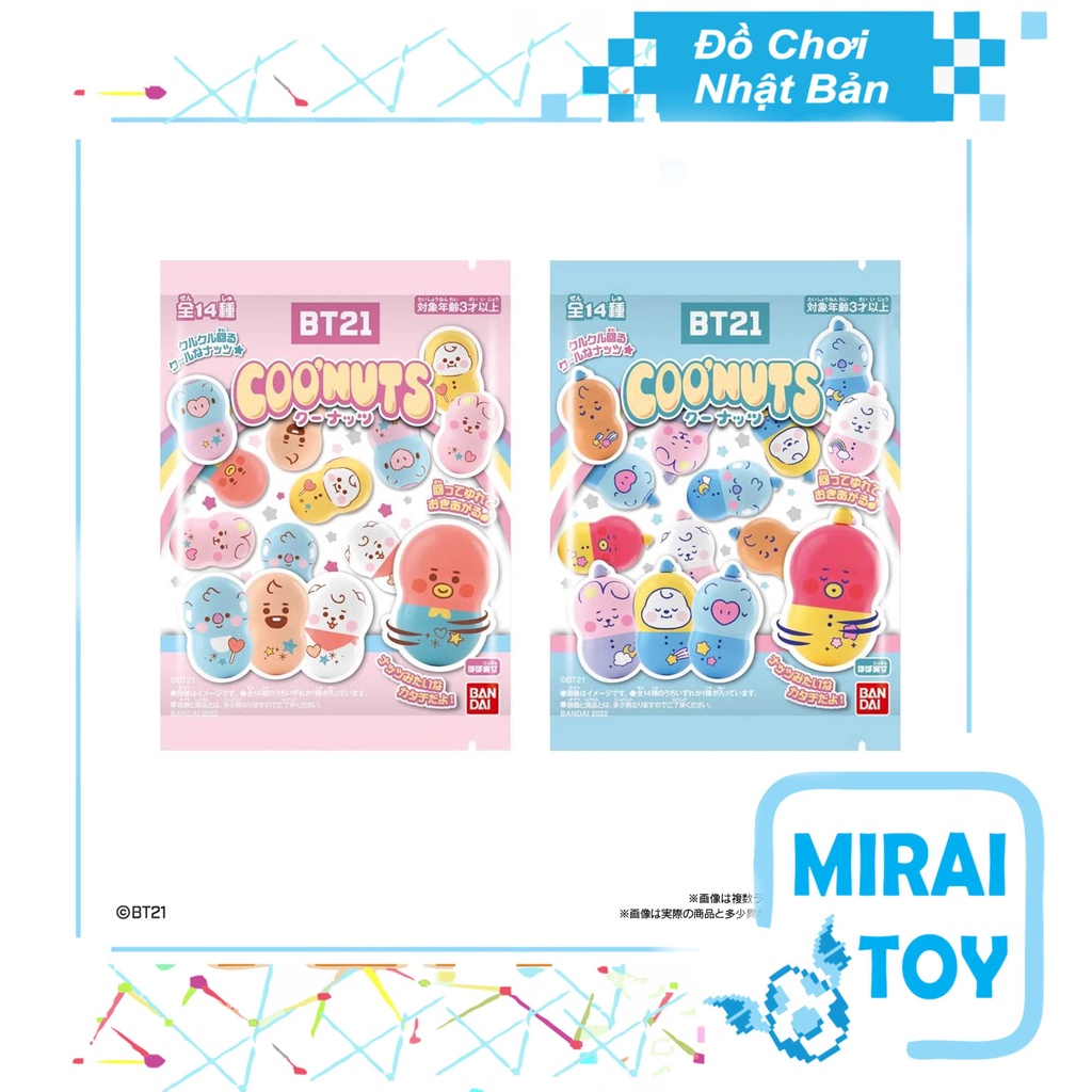 Lật Đật Nhân Phẩm Coonuts BT21 Baby Chính Hãng - Gói Chưa Bóc