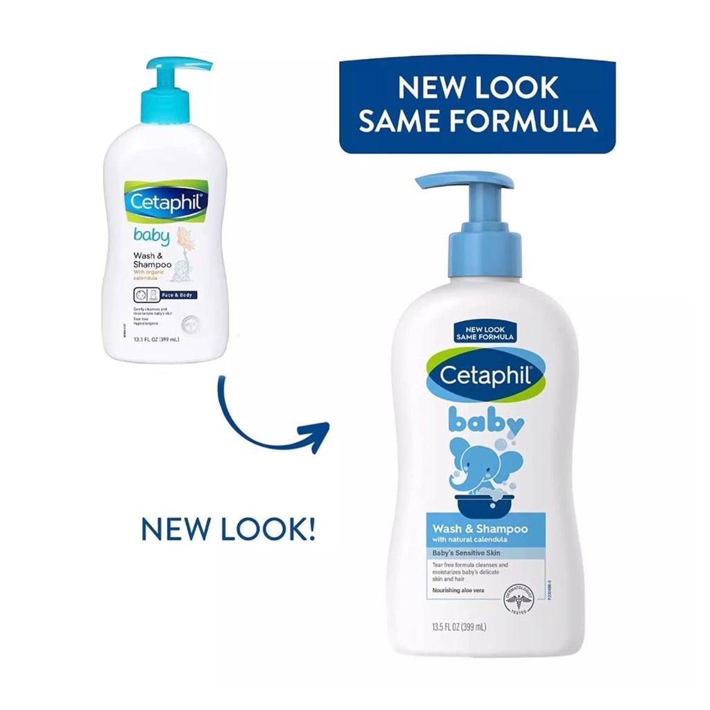 Sữa Tắm Gội Cetaphil Baby Mỹ 399ml⭐️Mẹ Và Bé Baby World Đà Nẵng