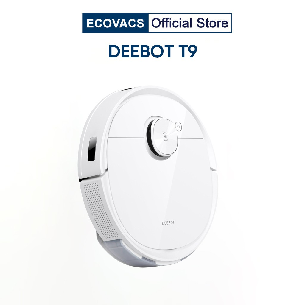 Robot hút bụi lau nhà Ecovacs Deebot T9 - Lực hút Max 3000Pa - Bản Quốc Tế- Bảo Hành 24 Tháng