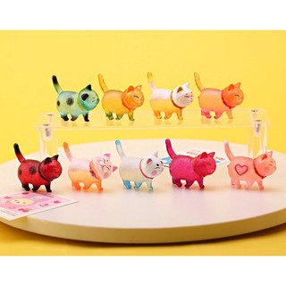 Mô hình set mèo neon 9 con tsum tsum