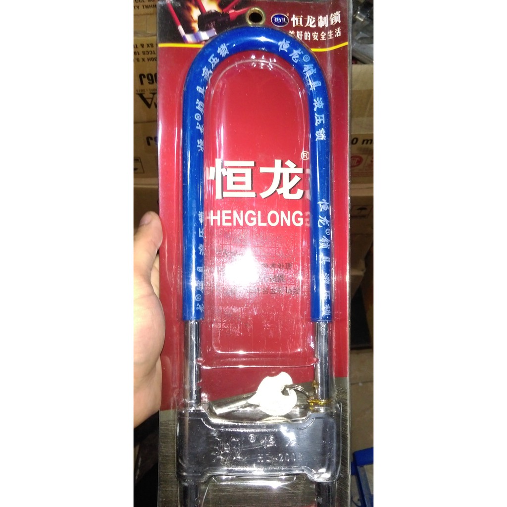 Khóa Chữ U Lớn Hàng Thép Nội Địa Cao Cấp