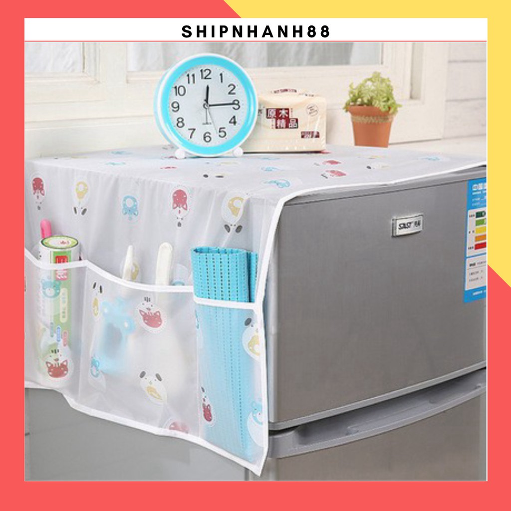 Khăn phủ tủ lạnh chống bụi mẫu mới 1167 SHIPNHANH88