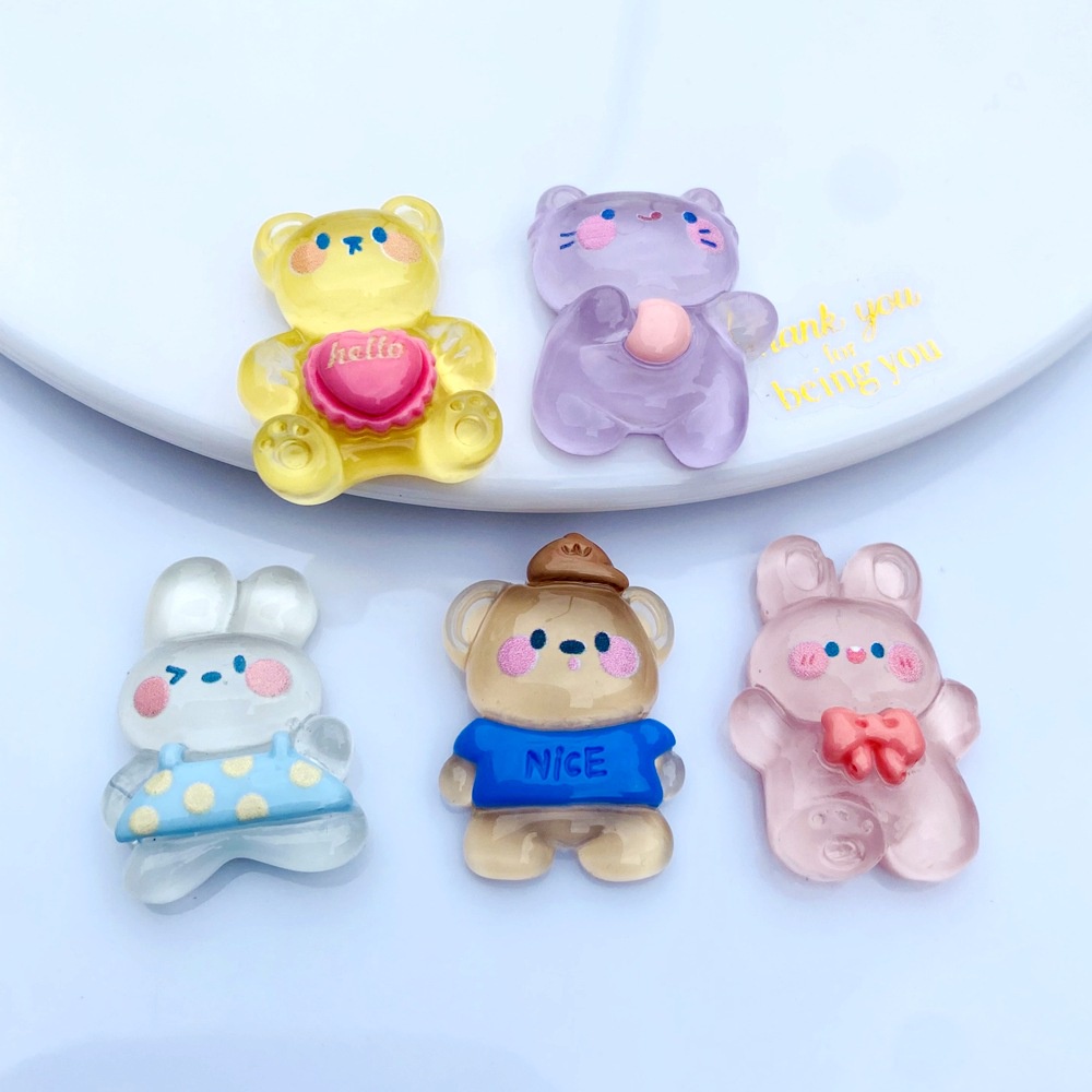 Set 10 Phụ Kiện Cài Áo Hình Động Vật Dễ Thương