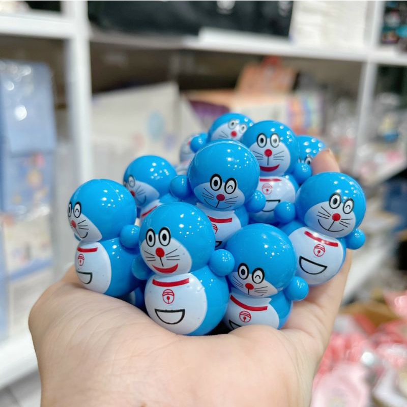 (Set 2 con) - LẬT ĐẬT MINI CUTE DORAEMON PIKACHU MINION PHI HÀNH GIA