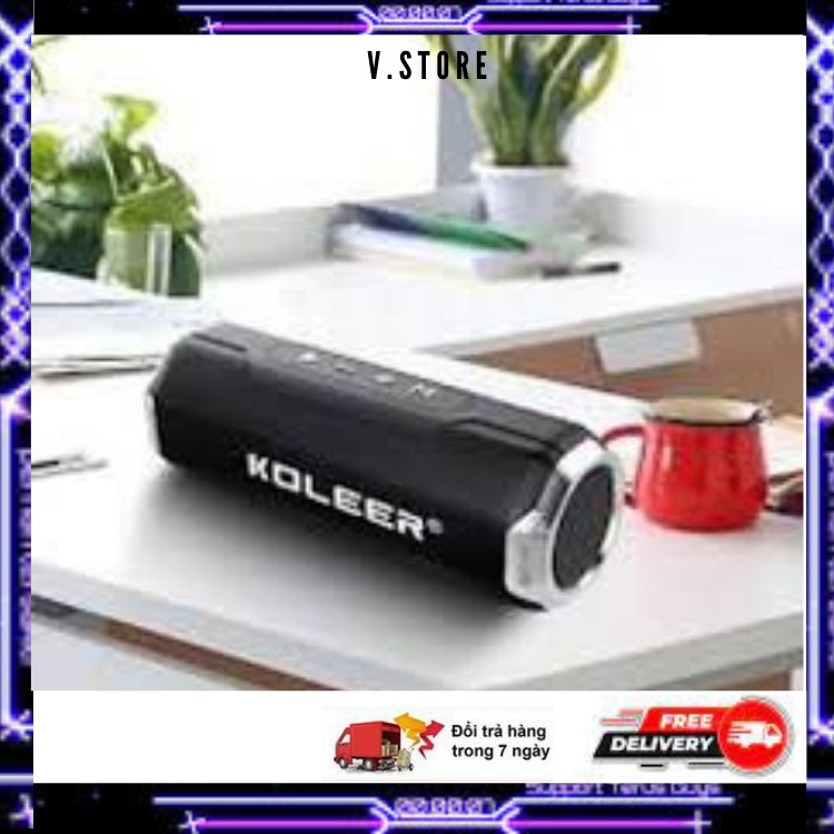 💎CHÍNH HÃNG💎 LOA BLUETOOTH KOLEER S218 💎 -Âm Thanh Đỉnh Siêu Bass-Thiết Kế Đẹp Bảo Hành 6 Tháng