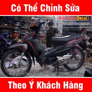 Tem Trùm Wave a Đen Chi Đỏ