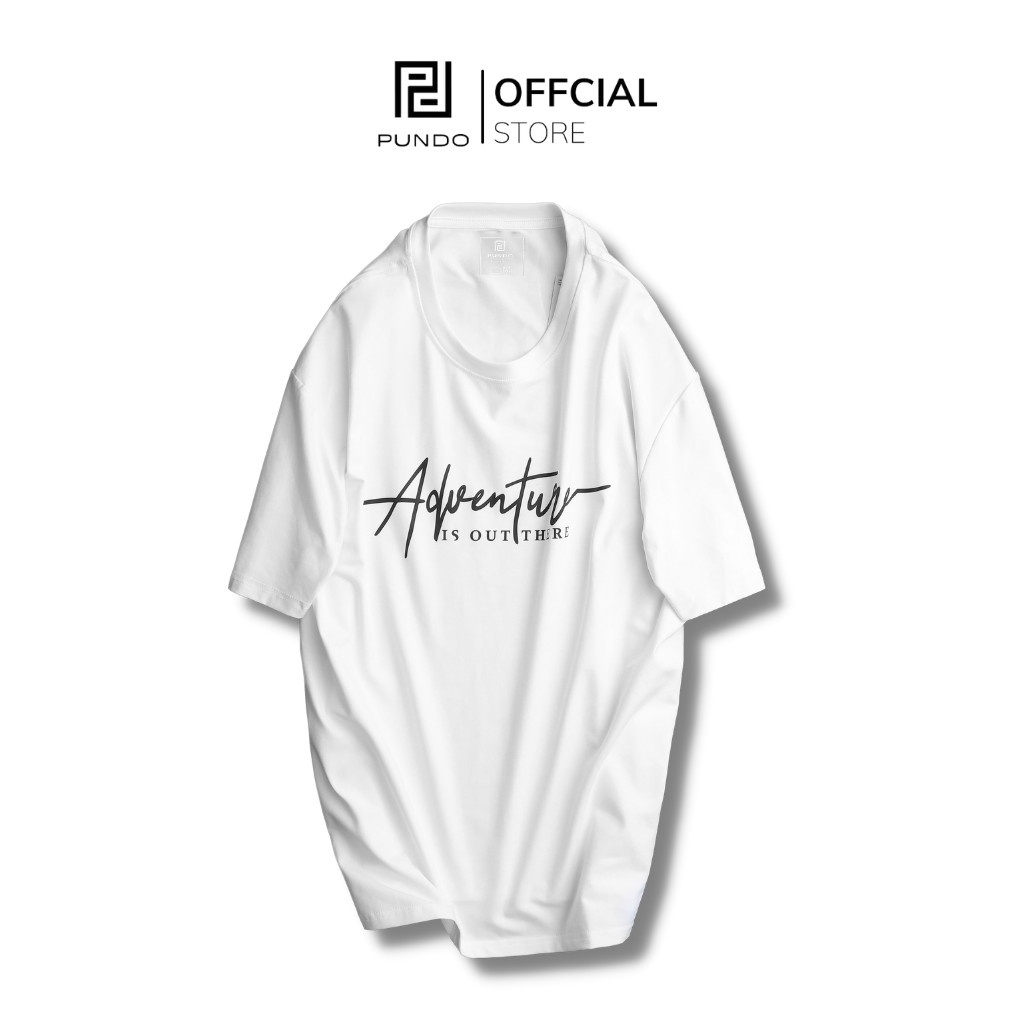 Áo thun nam nữ unisex bigsize đến 105kg cổ tròn tay ngắn vải cotton co giãn cao cấp in decal PUNDO ATPD05