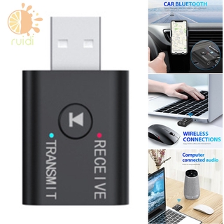 Usb Bluetooth 5.0 Chuyển Đổi Âm Thanh 3.5mm Cho Tv Pc Xe Hơi Aux