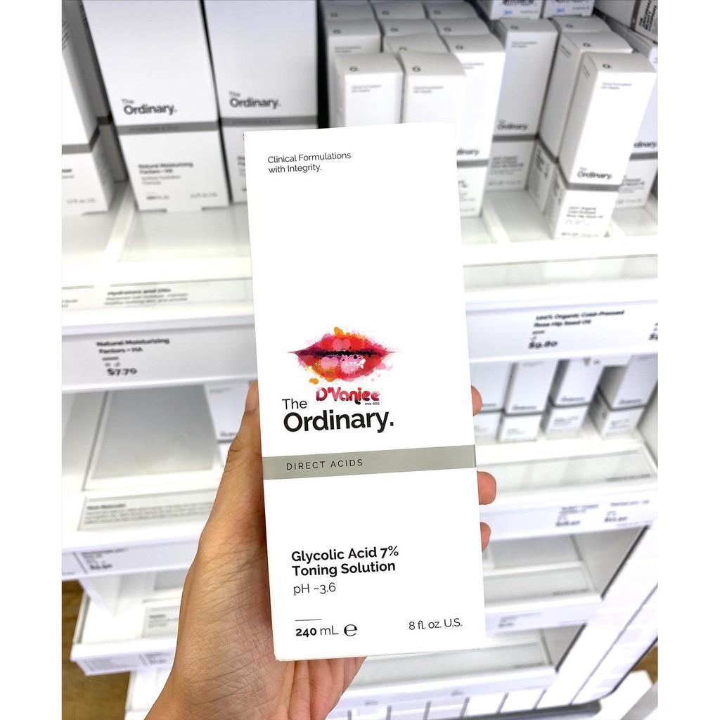 [Bill Sephora US] Toner Tẩy Da Chết The Ordinary Glycolic Acid 7% Toning Solution