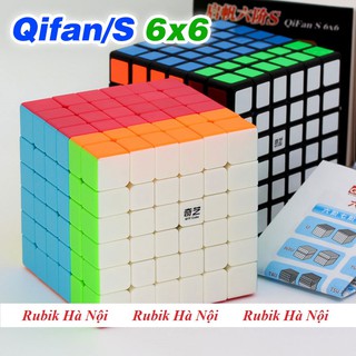 Rubik 6x6. Qiyi QiFan Đen/Stickerless