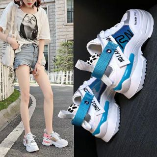 👟 Giày sneakers nữ phối quai trẻ trung năng động (Ms E17)