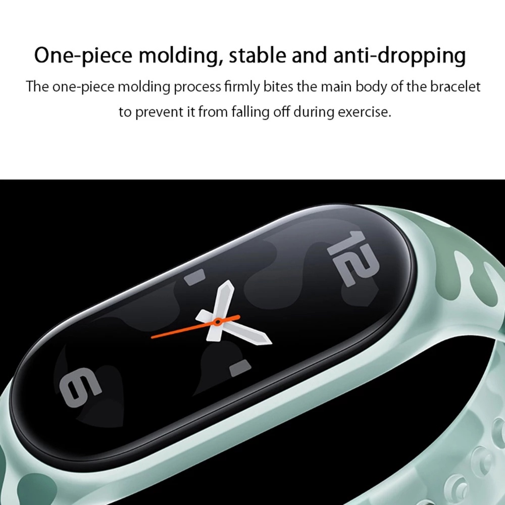 Dây Đeo Thay Thế Chất Liệu Silicon Màu Dạ Quang Thời Trang Cho Xiaomi Band 7 6 5 Mi Band 5 6 7