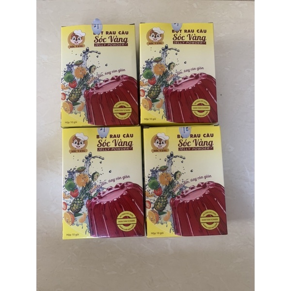 THẠCH RAU CÂU SÓC VÀNG  - Nguyên liệu làm thạch rau câu