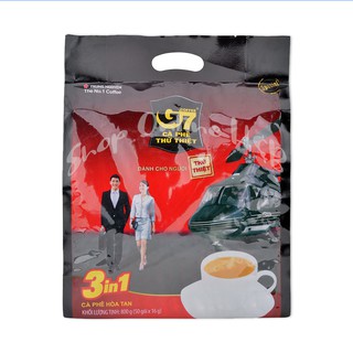 Cà phê G7 hòa tan 3in1 Trung Nguyên (Bịch 50 gói, Hộp 21/ 18 gói, Cappuccino Hazelnut/ Mocha)