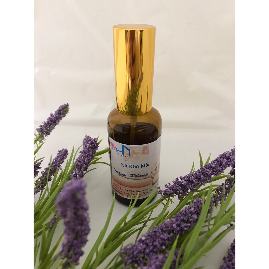 Tinh dầu xịt khử mùi Ô tô Hoa Oải hương lọ 50ml