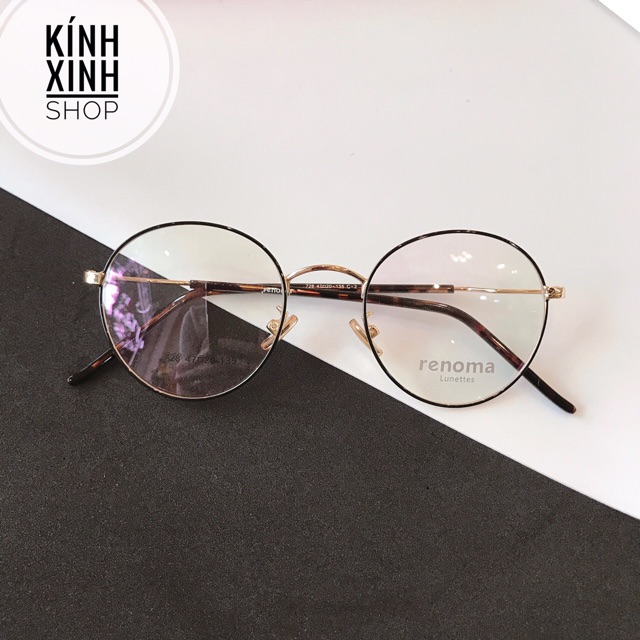 Kính gọng Vintage Mắt tròn form nhỏ KOREA