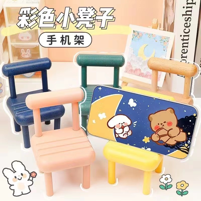 Giá Đỡ Điện Thoại Mini Để Bàn Màu Macaron Chống Trượt Tiện Dụng