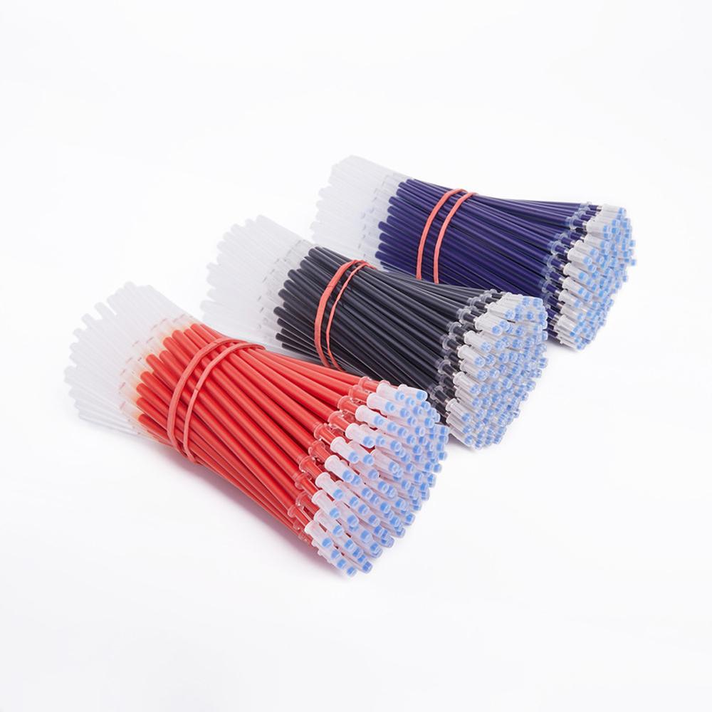 Bút Mực Gel Màu Đỏ / Xanh Dương / Đen Có Đầu Lăn Thay Thế Tiện Dụng