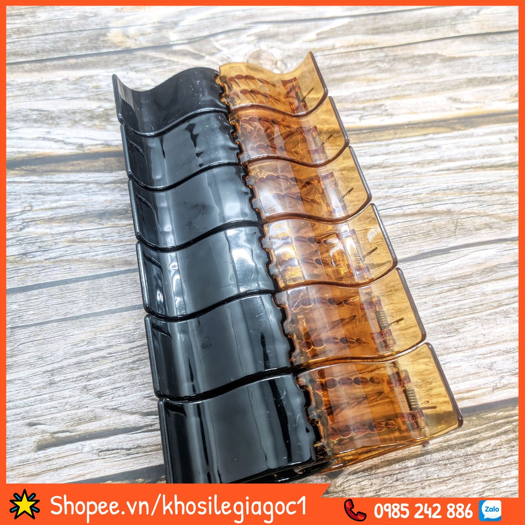 SET 12 Kẹp Tóc Càng Cua Mix Màu