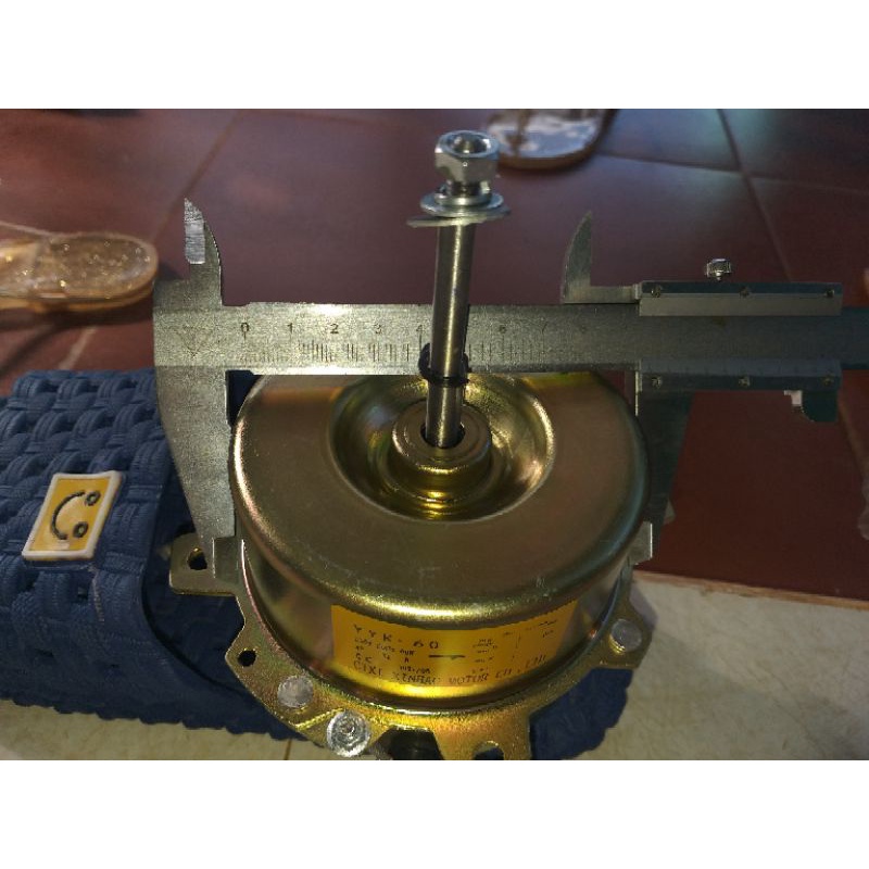 Moto 60w dây đồng trục 8mm, quạt hơi nước