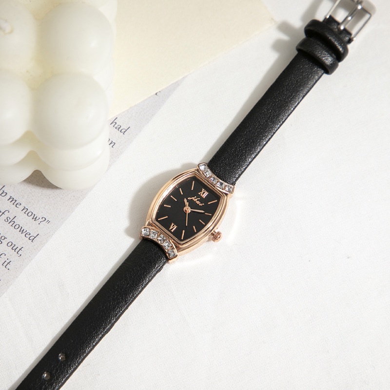 Đồng hồ thời trang nữ Jhui JH94 mặt ovan đính đá tuyệt đẹp | BigBuy360 - bigbuy360.vn
