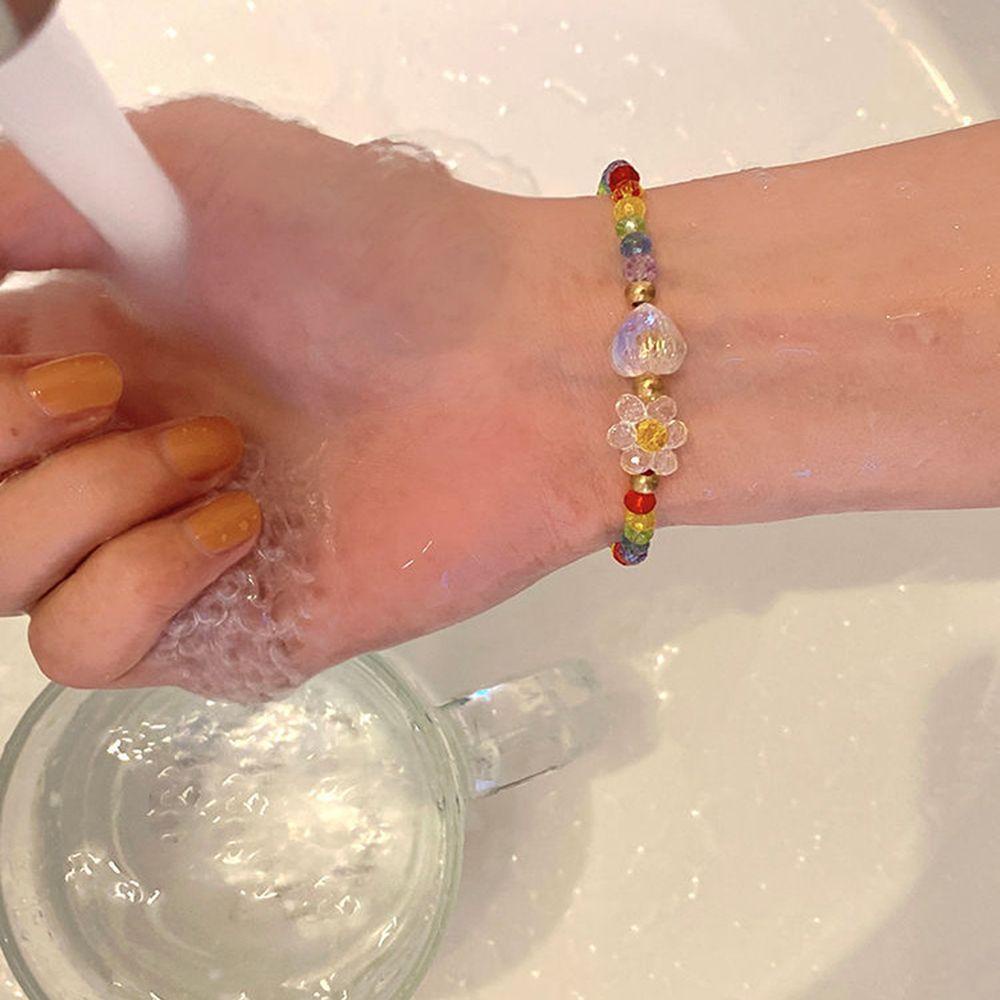Vòng Đeo Tay VANES1 Họa Tiết Hoa Nhiều Màu Sắc Sáng Tạo Cho Nữ|Trang Sức Thời Trang