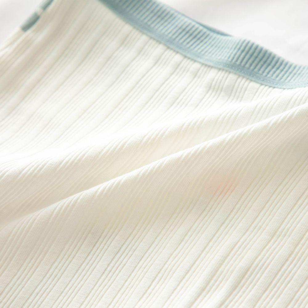 Quần Lót Cotton Thoáng Khí Co Giãn Họa Tiết Chấm Bi / Kẻ Sọc Đính Nơ Dễ Thương Cho Nữ
