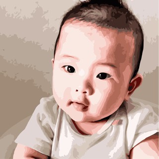 Tranh số hóa theo yêu cầu link trả khách